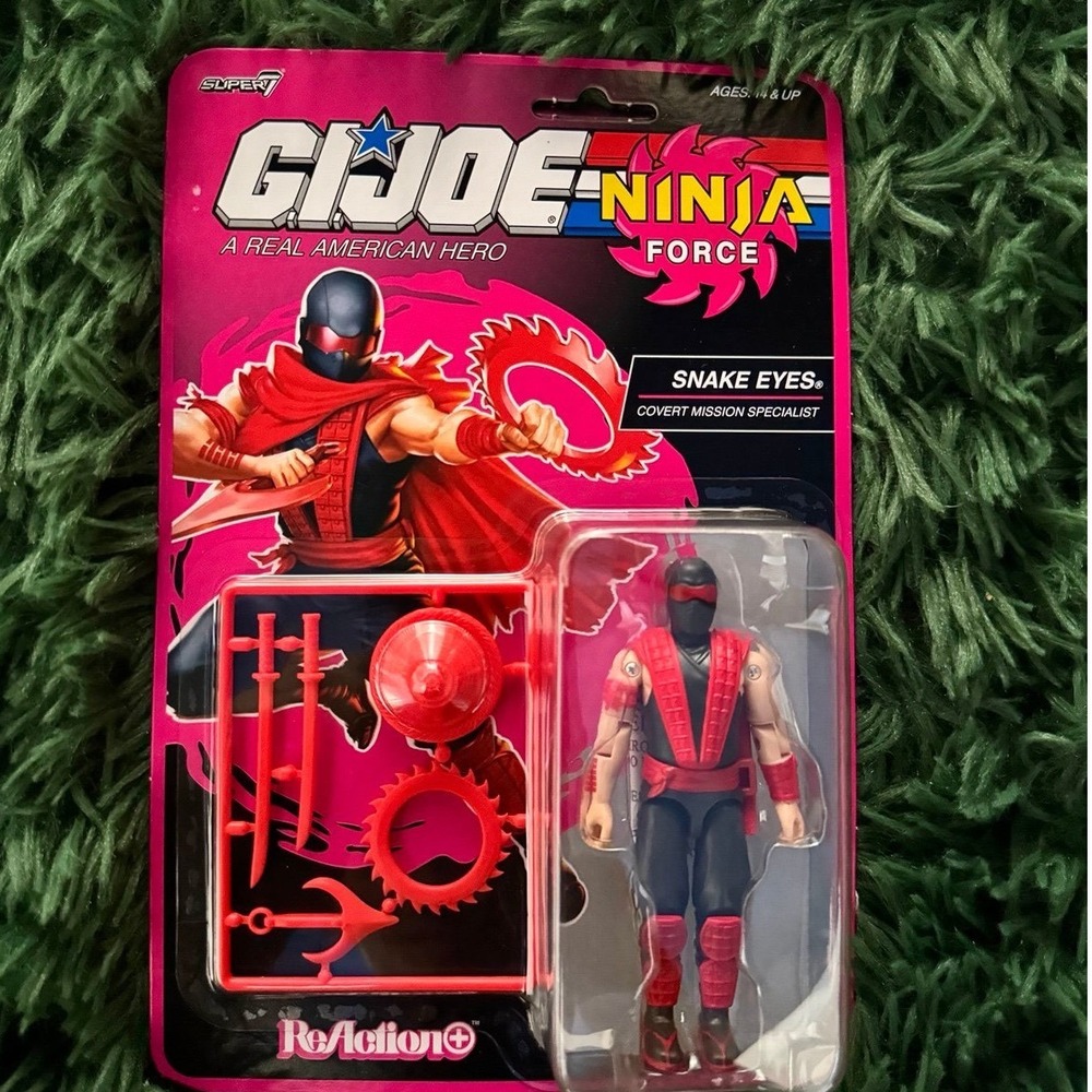 Super7 GI Joe Reaction Ninja Force Cobra Commander 3.75" Figure